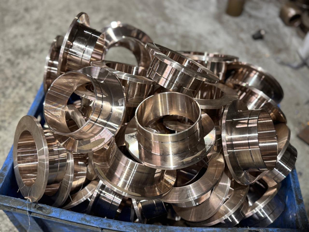 CuNi 90/10 Weld Neck Collar Quality Testing – DIN 86037 Inspection